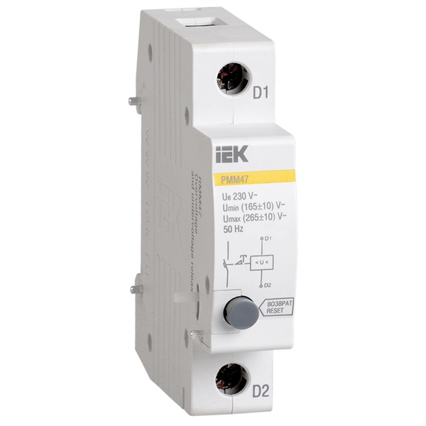 Расцепитель минимального и максимального напряжения ИЭК РММ47 на DIN-рейку для ВА47-29 и ВА47-100