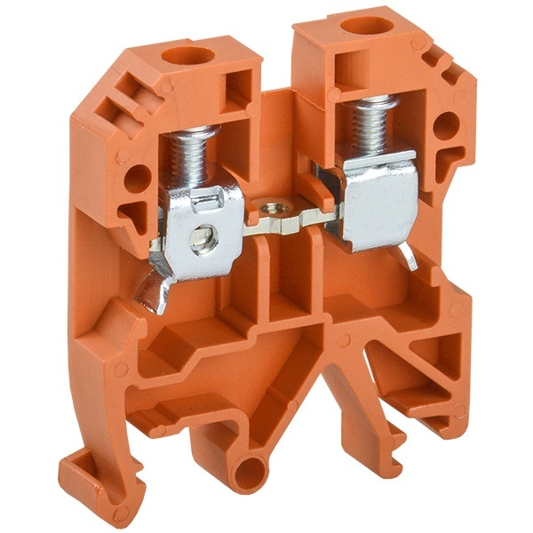 Клемма винтовая ИЭК КВИ-6мм2 оранжевая