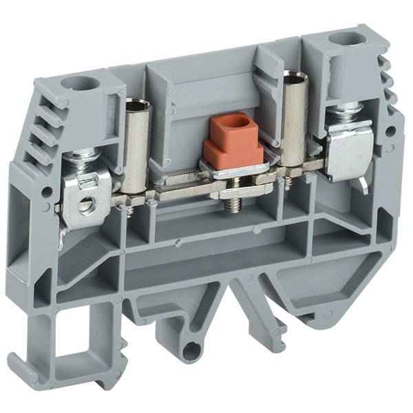 Клемма винтовая ИЭК КВИ-6-И измерительная 6мм2 серая