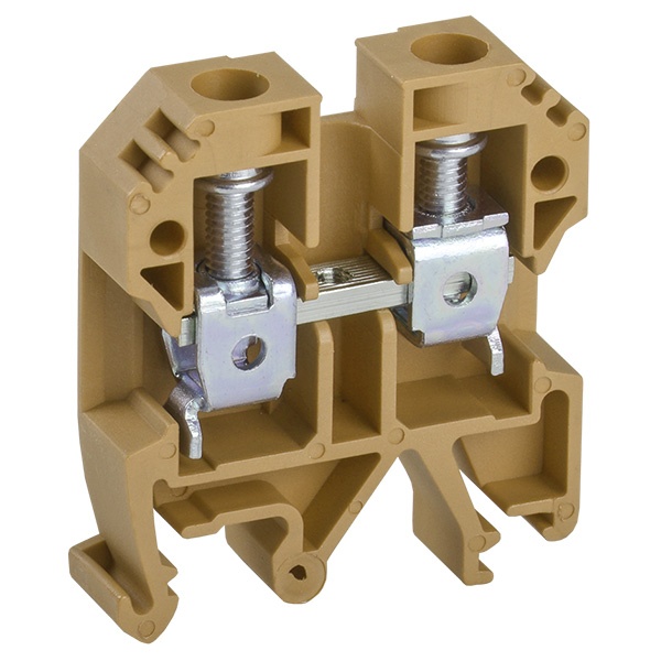 Клемма винтовая ИЭК КВИ-10мм2 желтая