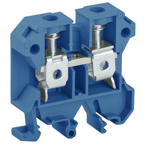 Клемма винтовая ИЭК КВИ-16мм2 синяя