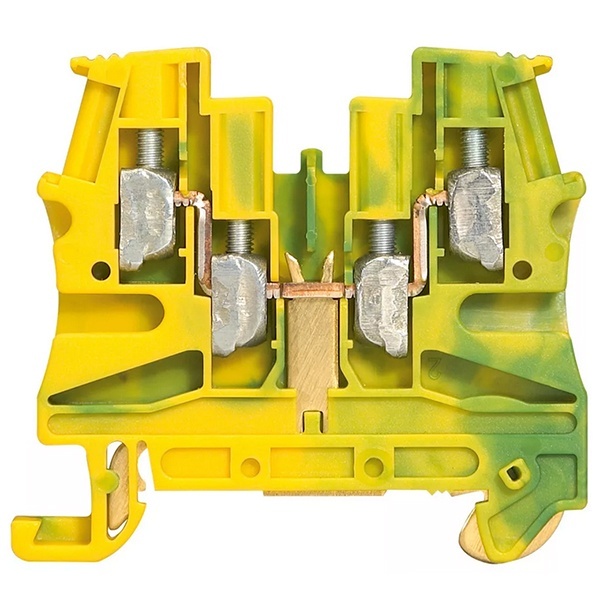 Винтовая клемма Legrand Viking 3 заземляющая однополюсная 2 входа/2 выхода 4мм шаг 6мм