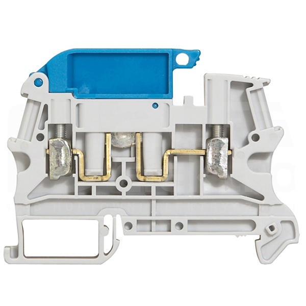 Винтовая клемма Legrand Viking 3 с разъединителем однополюсная 2,5мм шаг 6мм серый