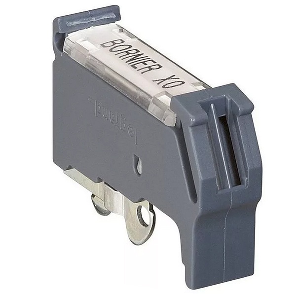 Фиксатор клеммников Legrand Viking 3 шаг 12 мм для симметричных реек