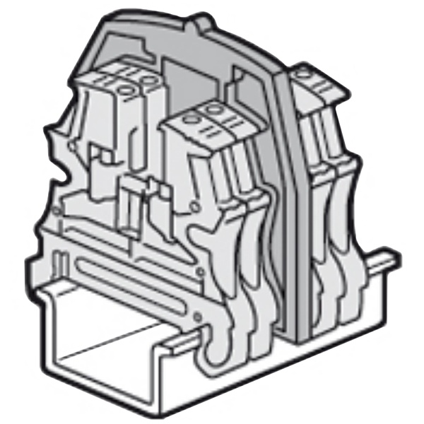 Разделительная и изолирующая перегородка Legrand Viking 3 для винтовых клемм с разъединителем 6мм