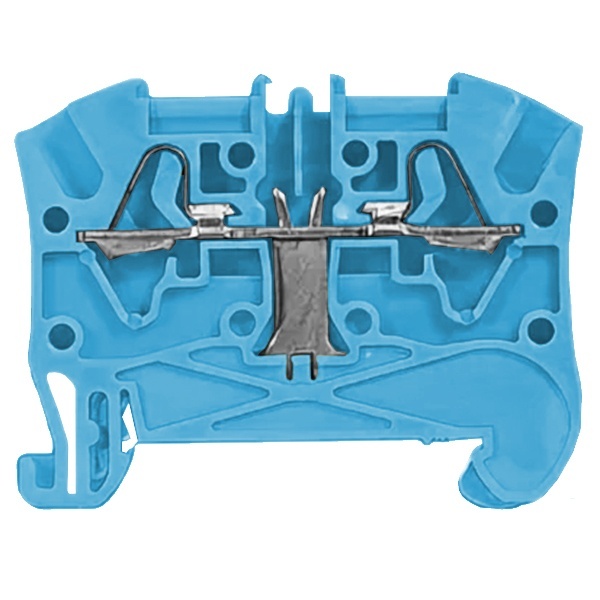 Пружинная клемма Legrand Viking 3 однополюсная 1 вход/1 выход 4мм шаг 5мм синий