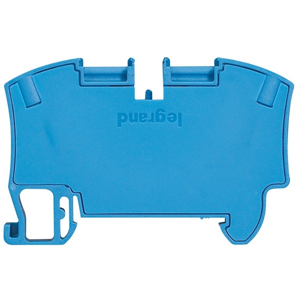 Пружинная клемма Legrand Viking 3 однополюсная 1 вход/1 выход 6мм шаг 8мм синий