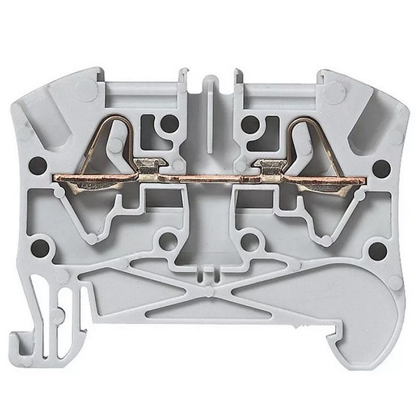 Пружинная клемма Legrand Viking 3 однополюсная 1 вход/1 выход 4мм шаг 5мм серый