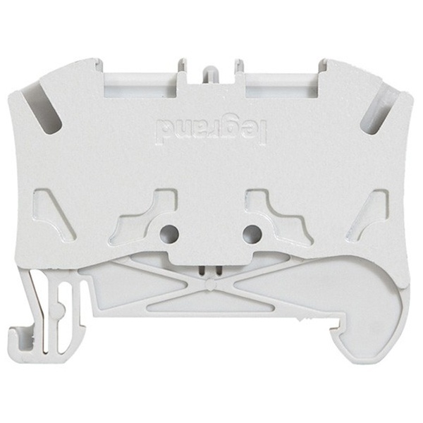 Пружинная клемма Legrand Viking 3 однополюсная 1 вход/1 выход 16мм шаг 12мм серый