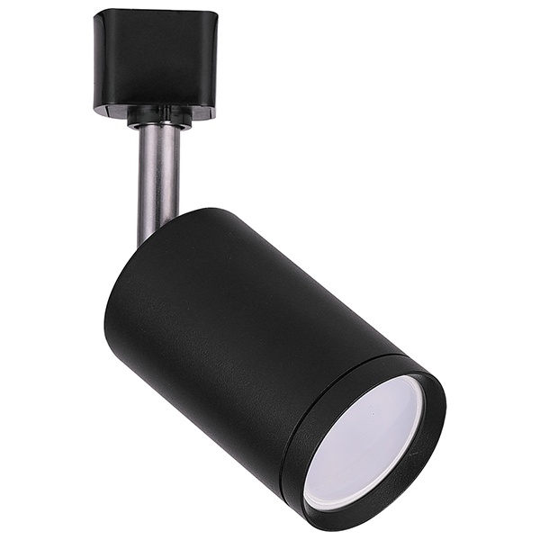 Трековый светильник Feron AL155 под лампу MR16 15W 230V GU10 однофазный черный