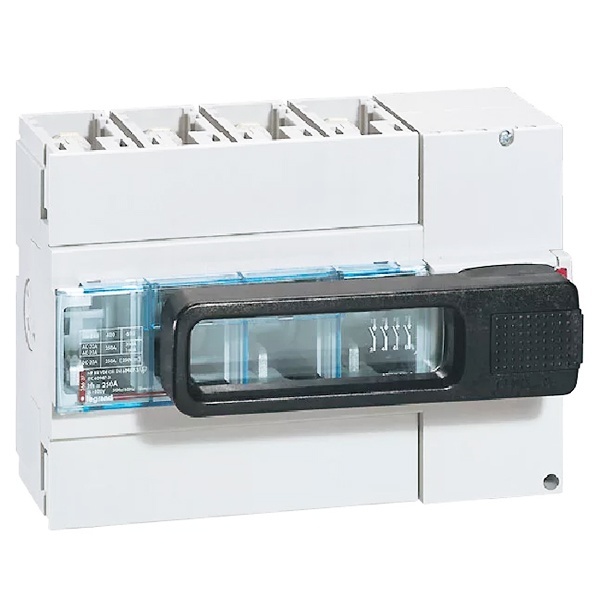 Выключатель-разъединитель Legrand DPX-IS 250 с дистанционным отключением 160A 3п рукоятка спереди
