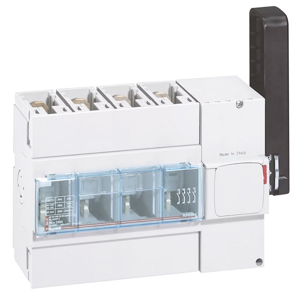 Выключатель-разъединитель Legrand DPX-IS 250 с дистанционным отключением 160A 4п рукоятка справа
