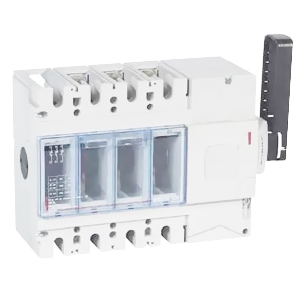 Выключатель-разъединитель Legrand DPX-IS 630 с дистанционным отключением 400A 3п рукоятка справа