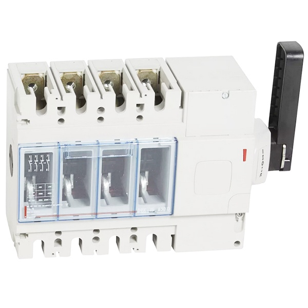 Выключатель-разъединитель Legrand DPX-IS 630 с дистанционным отключением 400A 4п рукоятка справа