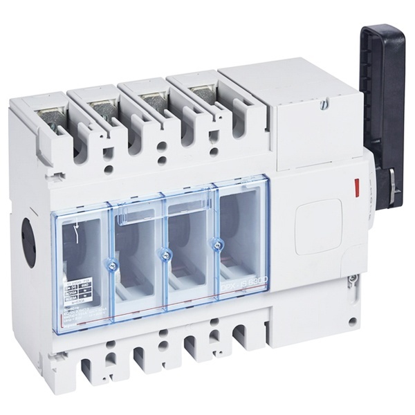 Выключатель-разъединитель Legrand DPX-IS 630 с дистанционным отключением 630A 4п рукоятка справа