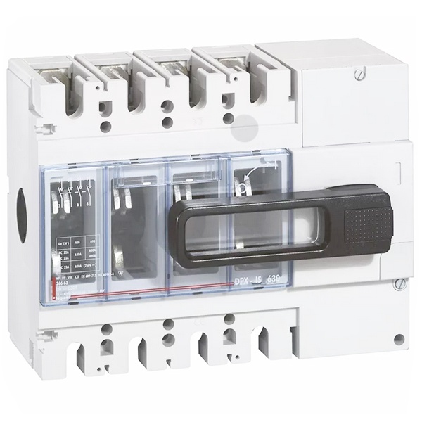 Выключатель-разъединитель Legrand DPX-IS 630 без дистанционного отключения 630A 3п рукоятка спереди