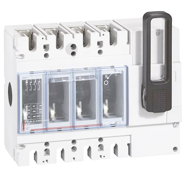 Выключатель-разъединитель Legrand DPX-IS 630 без дистанционного отключения 630A 4п рукоятка спереди