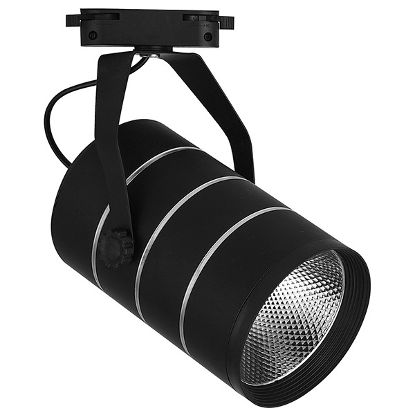 Трековый светодиодный светильник AL112 12W 4000K 1080Lm 35° однофазный, черный