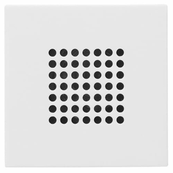 Звонок Динг-Донг 2 модуля ABB Zenit альпийский белый (N2224 BL)