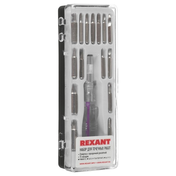 Набор отверток Rexant для точечных работ 16 предметов