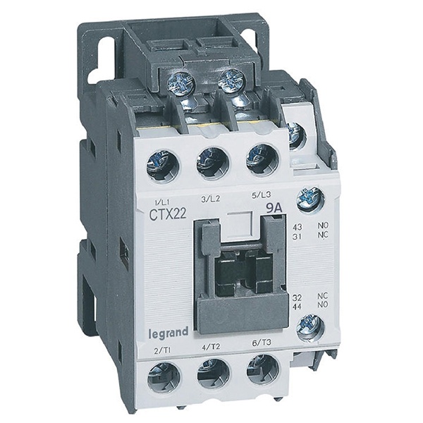 Контактор Legrand CTX3 22 3P 9A (AC-3) 1но1нз 230V AC