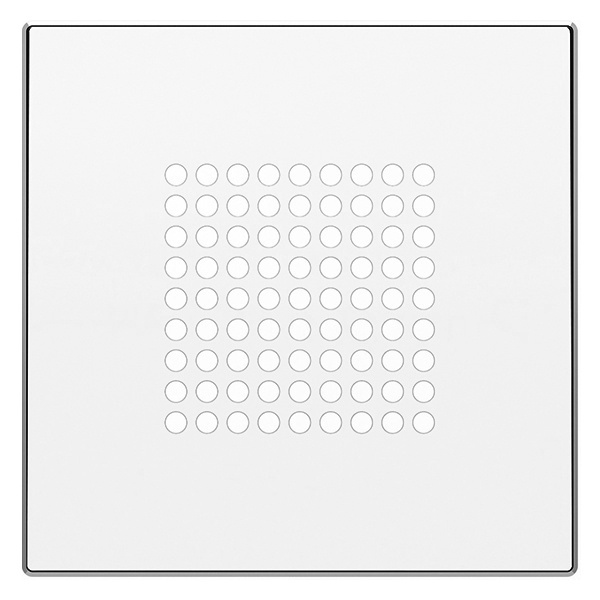 Накладка для механизма звонка и громкоговорителя ABB Sky, альпийский белый (8529 BL)