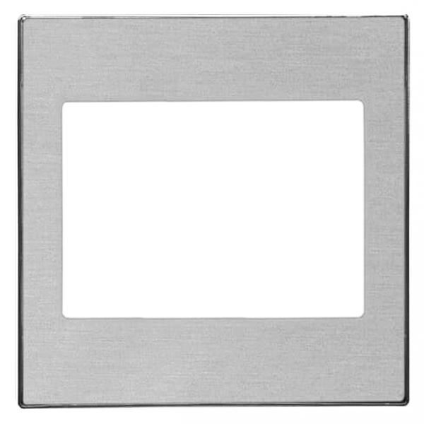 Накладка для механизма аудиоразъёма арт.8157.1 ABB Niessen Sky, серебристый алюминий (8557.1 PL)