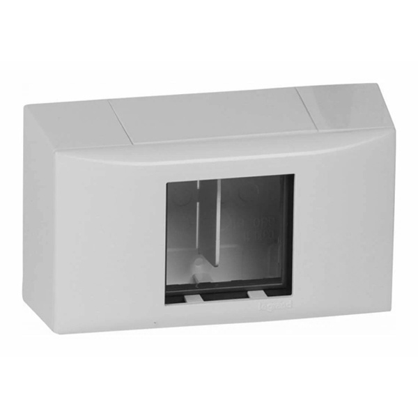 Рамка Legrand Mosaic с профилем 20 мм 2 модуля для кабель-канала DLPlus