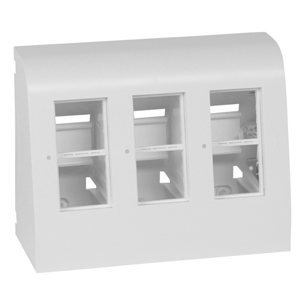 Рамка Legrand Mosaic 3х4 модуля для кабель-канала DLP и DLPlus