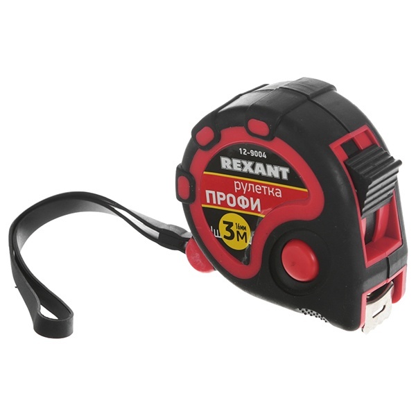Рулетка Rexant Профи прорезиненный корпус 3 м х 16 мм