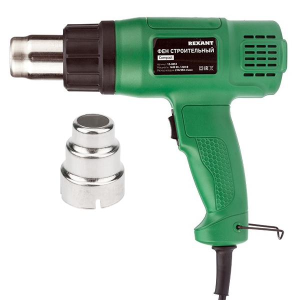 Электрофен промышленный Rexant 230В/1800Вт compact