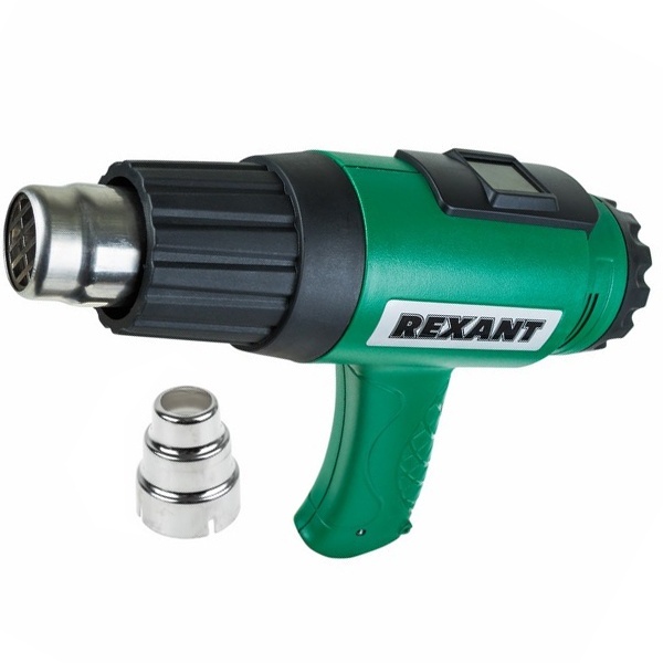 Электрофен промышленный Rexant 230В/1800Вт с терморегулятором и ЖК дисплеем Master