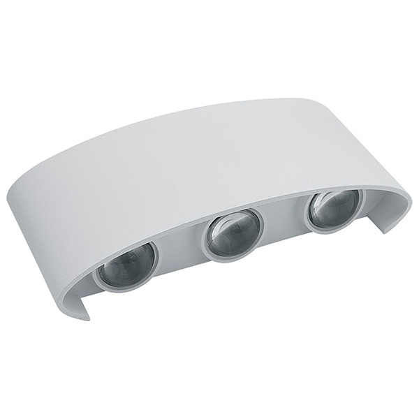 Светильник светодиодный уличный настенный Feron DH101 6x1W 4000K 230V 450Lm IP54 белый