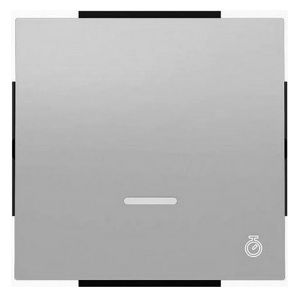 Клавиша для 1-клавишных выключателей с таймером ABB Niessen Sky, нержавеющая сталь (8562 AL)