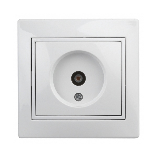 Розетка TV Intro одиночная IP20 Plano, белый 1-301-01