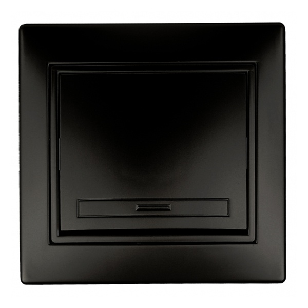 Выключатель Intro 10А 250В IP20 Plano, антрацит 1-101-05