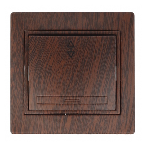 Переключатель Intro 10А 250В IP20 Plano, венге 1-103-10