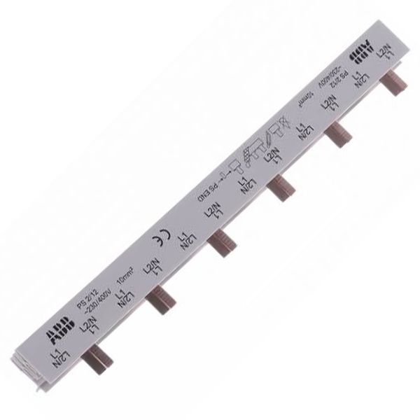 Гребенчатая шина ABB PS4/12 4-полюсная (N L1 L2 L3) 12 модулей 63А