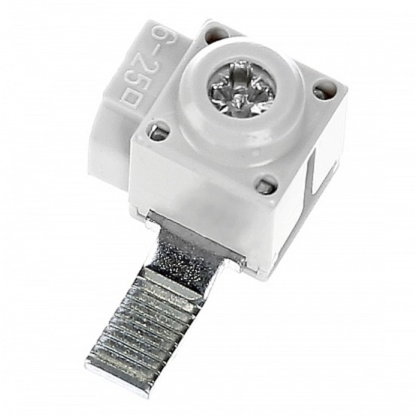 Вводная клемма ABB штырь боковой ввод сечение кабеля 6-25мм2 наконечник 15х6мм (Ast 25/15Q)