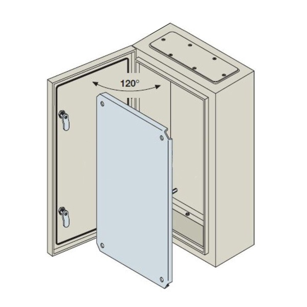 Панель глухая на петлях ABB 370х600мм ВхШ для шкафов SR