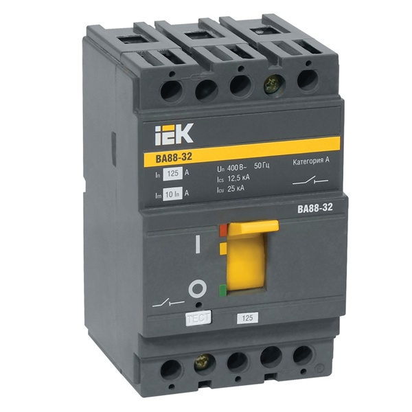 Автоматический выключатель ИЭК ВА88-32 3Р 63А 25кА (автомат электрический)