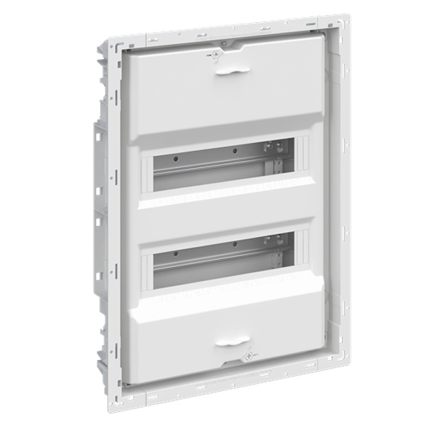 Шкаф внутреннего монтажа ABB на 24М (2x12) без двери с винтовыми клеммниками N/PE UK624EB (электрический щит)