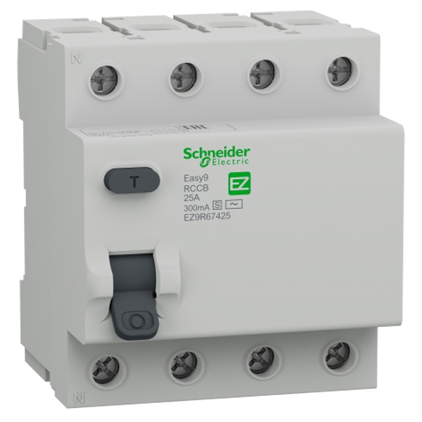 УЗО селективное Schneider Electric Easy9 4П 25А 300мА AC-S 400В (ВДТ)