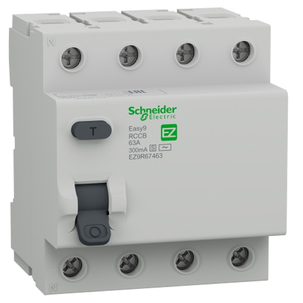 УЗО селективное Schneider Electric Easy9 4П 63А 300мА AC-S 400В (ВДТ)