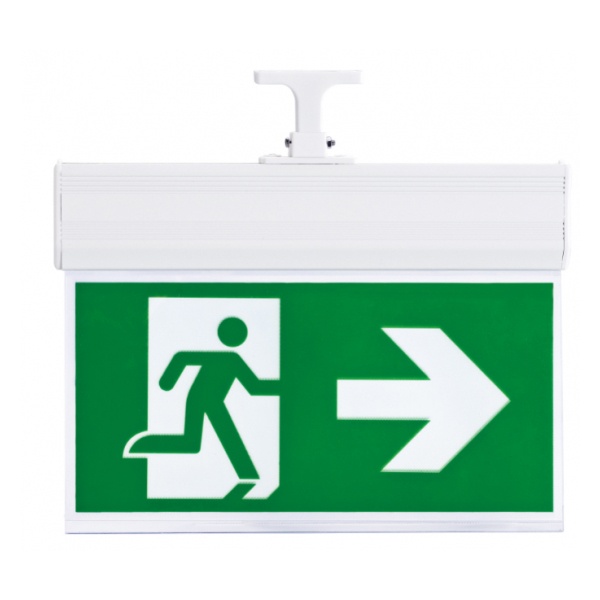 Светильник аварийный ЭРА SSA-103-1-20 3W 3ч. Человек-стрелка двусторонний со сменными пиктограммами