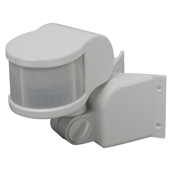 Датчик движения ЭРА MD 014 настенный 1100W угол 270гр. дальность 2-10м IP44 белый