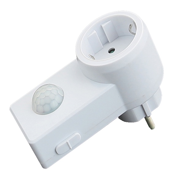 Датчик движения ЭРА MD 022 розеточный ДДР-01 1200W угол 120гр. дальность 2-9м, IP20