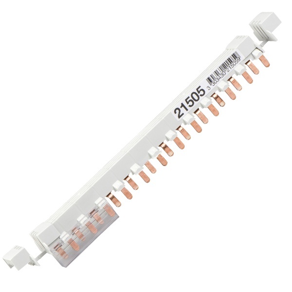 Гребенчатая шина SE 3P+N (NL1NL2NL3..) 12 модулей шаг 9мм 80А разрезаемая Acti9