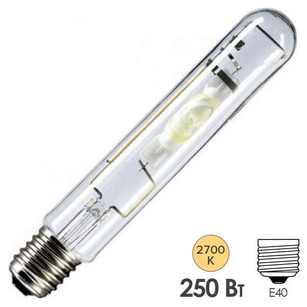 Лампа металлогалогенная газоразрядная TDM ДРИ 250W 2700K E40 (МГЛ)