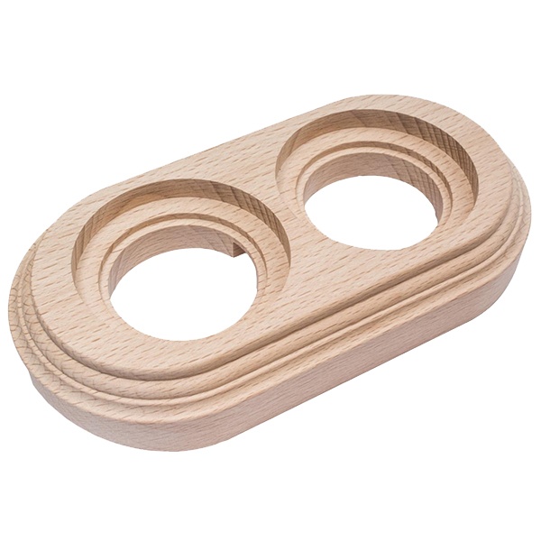 Рамка 2-я под диаметр бревна 200мм Bironi Лизетта, дерево цвет Натурель